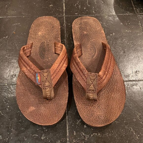 RAINBOW Men Premier Leather Sandals - NEW NWOB main image 5